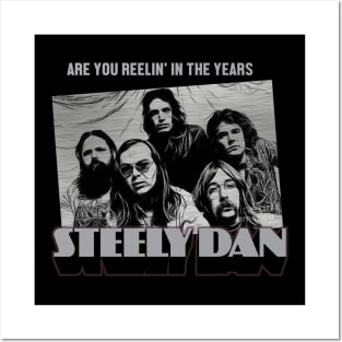 steely dan monocrome Posters and Art